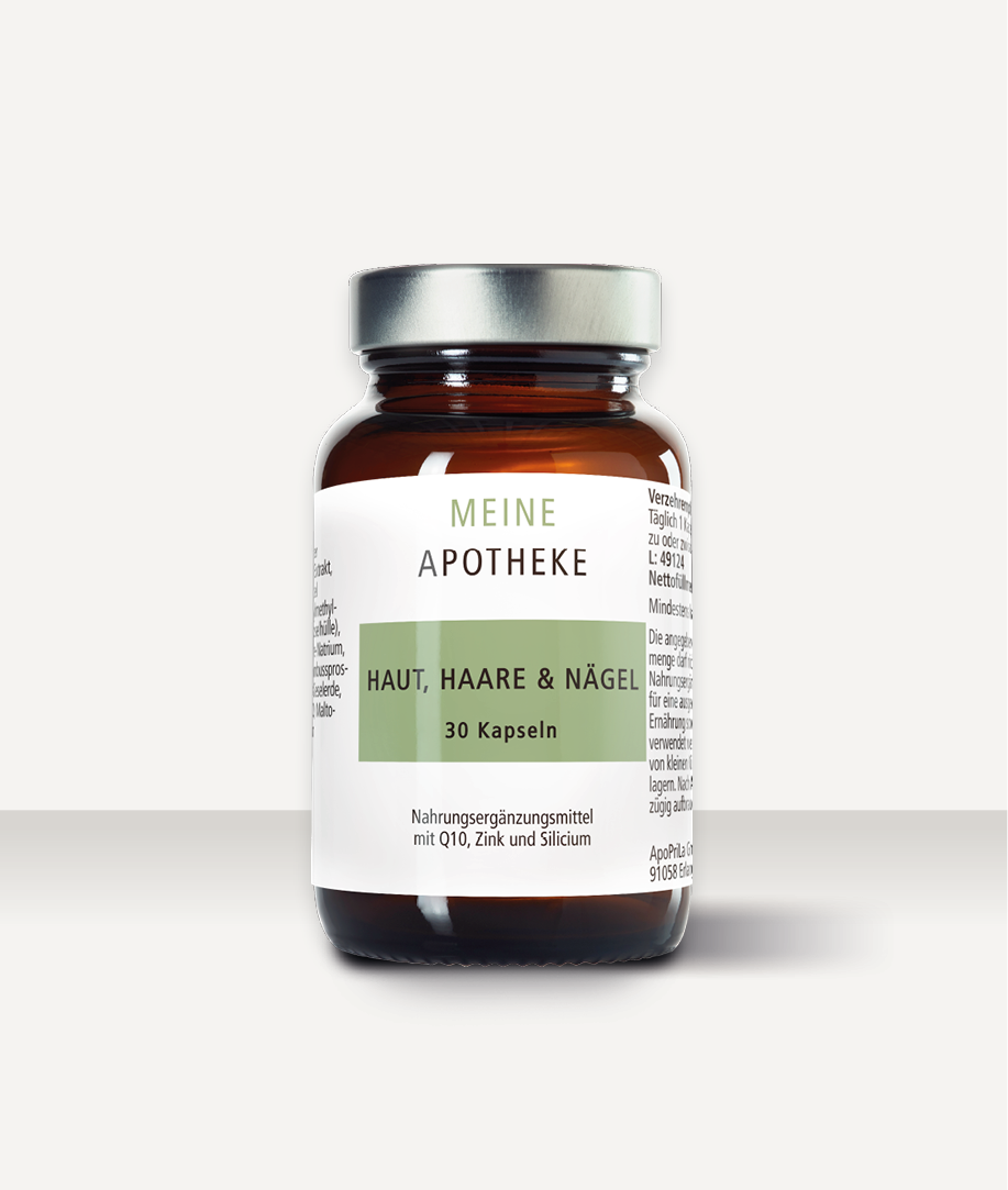 Nahrungsergänzungsmittel mit Q10, Zink und Silicium